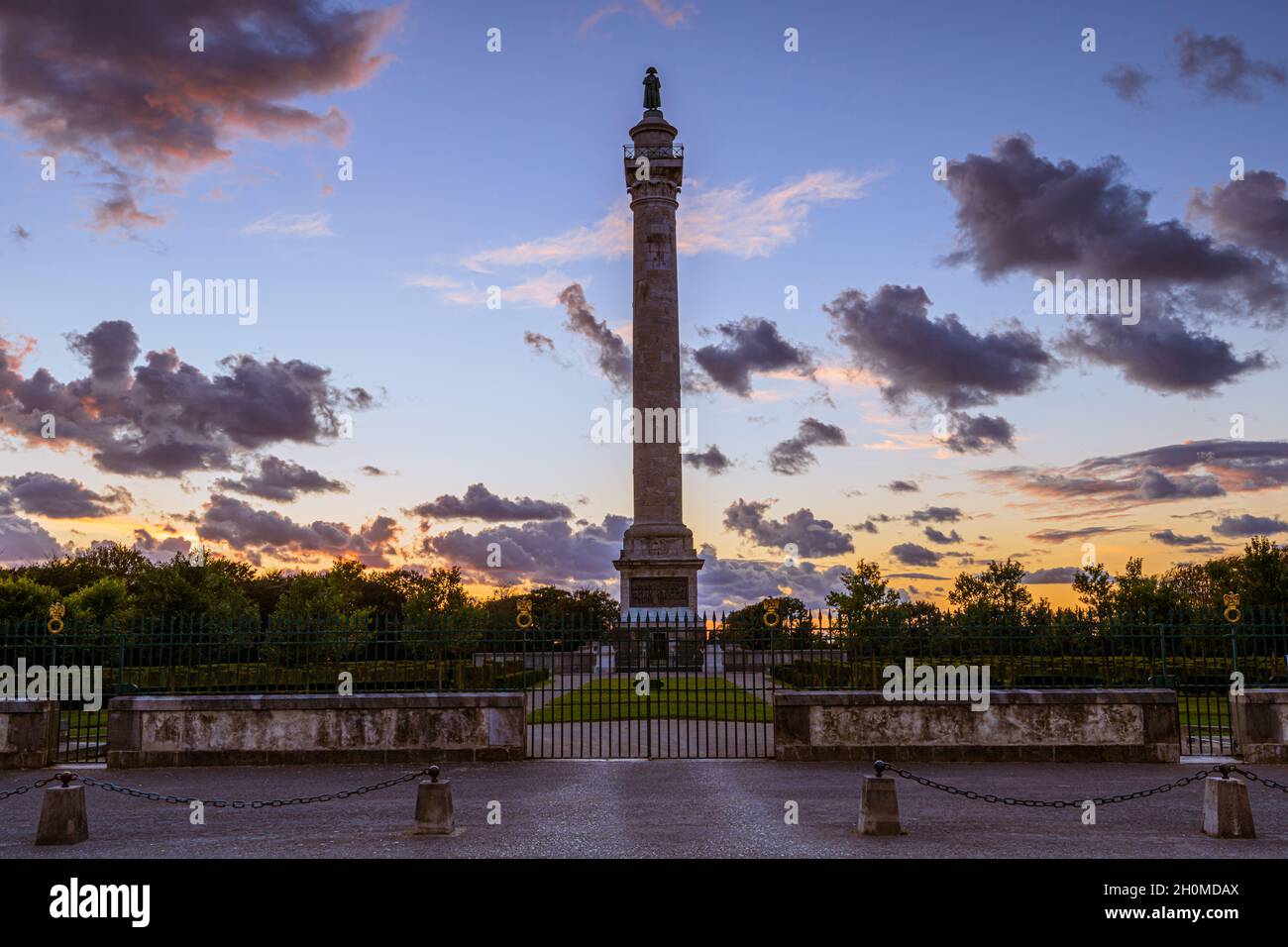 La colonne de la Grande Armée ou colonne Napoléon, France, Wimille Stock Photo