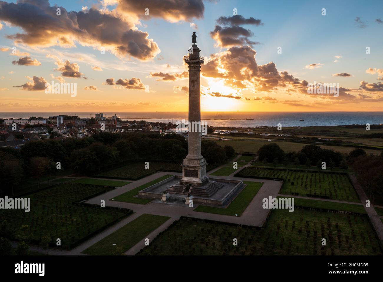 La colonne de la Grande Armée ou colonne Napoléon, France, Wimille Stock Photo