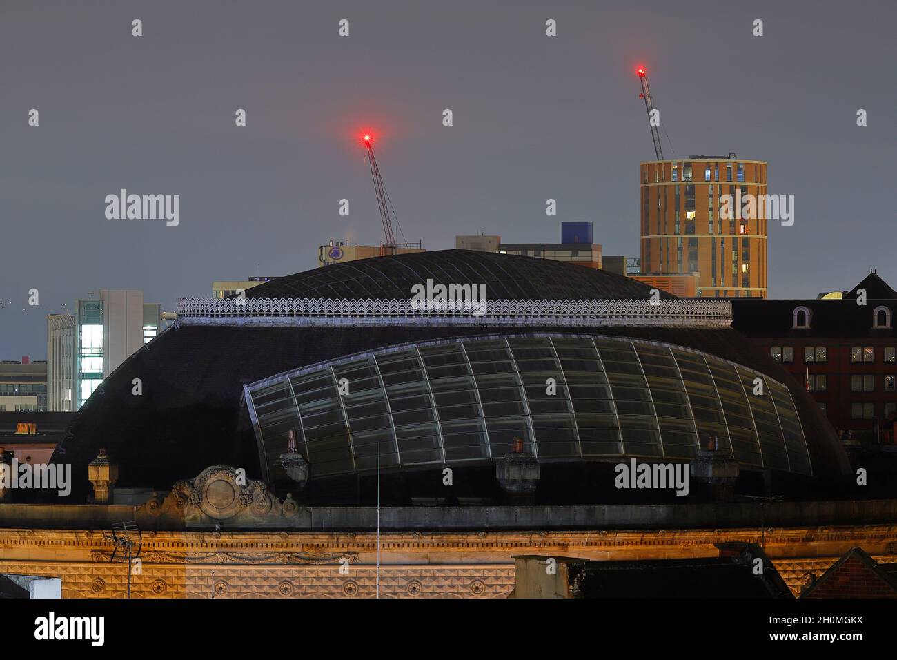 The dome roof of the Corn Exchange & Candle House in Leeds City Centre