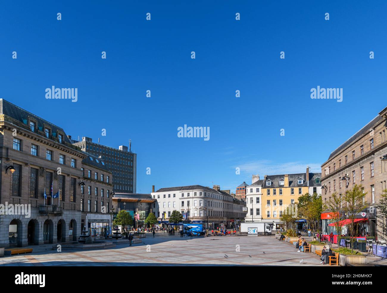 City Square in the centre of Dundee, Scotland, UK Stock Photo