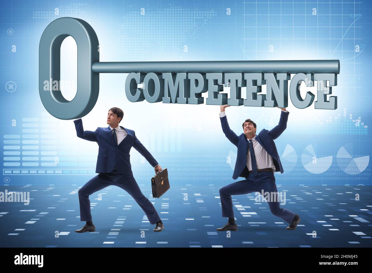 Experience and competence concept with the key Stock Photo - Alamy