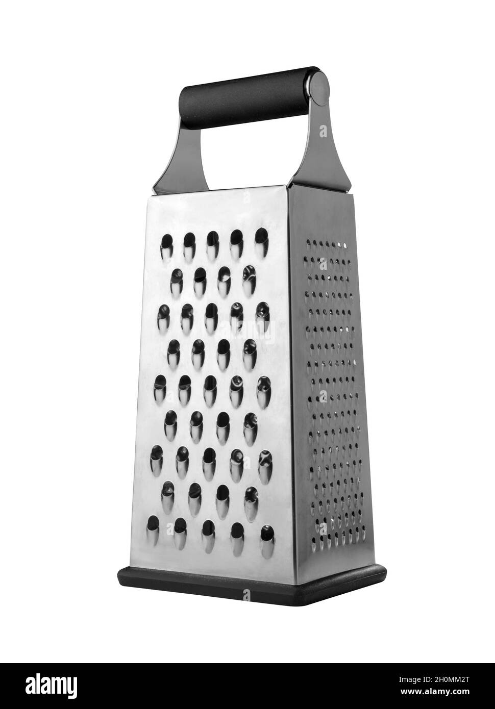 Stainless steel grater isolated on white background Stock Photo