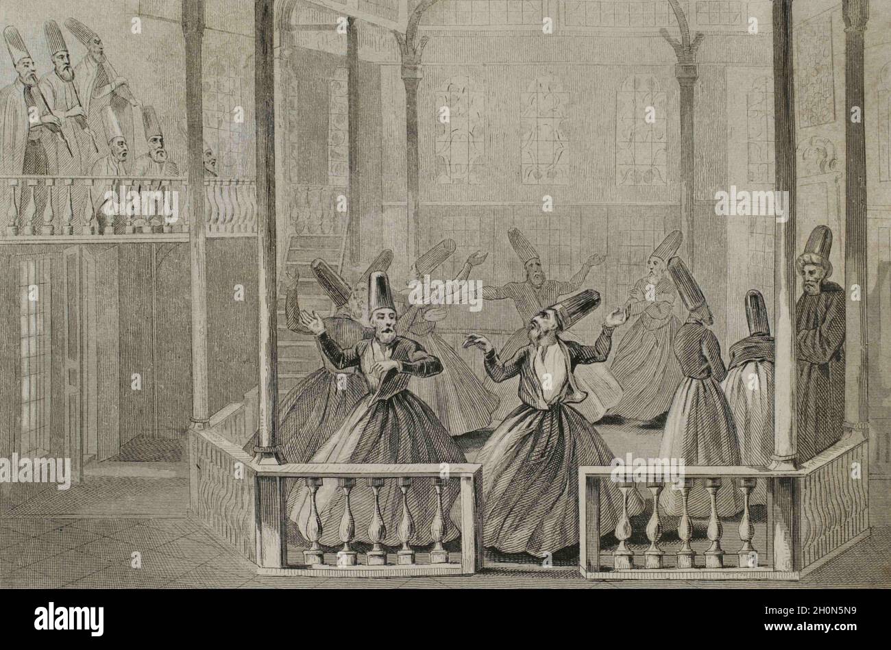 Mevlevi Ottoman Empire. Turkey. Whirling Derviches. Mevlevi Order. The whirling ...