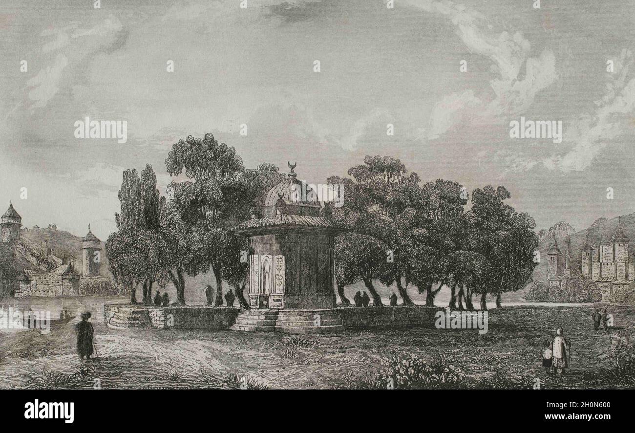 Ottoman Empire. Turkey. Constantinople (today Istanbul). Turkish baths for  women. Engraving by Lemaitre, Lalaisse and Chaillot. Historia de Turquia by  Stock Photo - Alamy