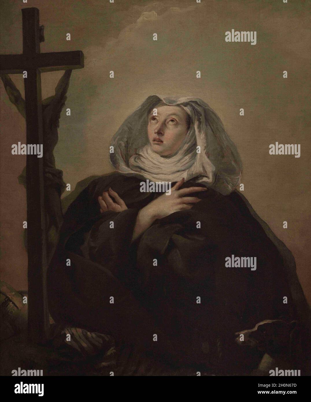 Saint Margaret of Cortona (12471297). Italian woman of the Third Order
