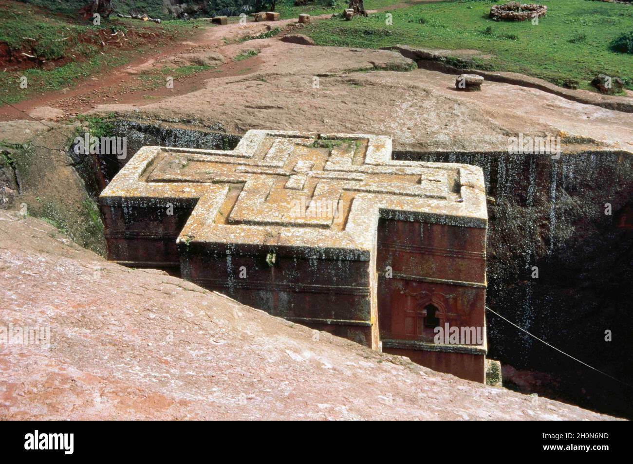 Ethiopia, Lasta province, Lalibela. The Church of Saint (Bete One of the