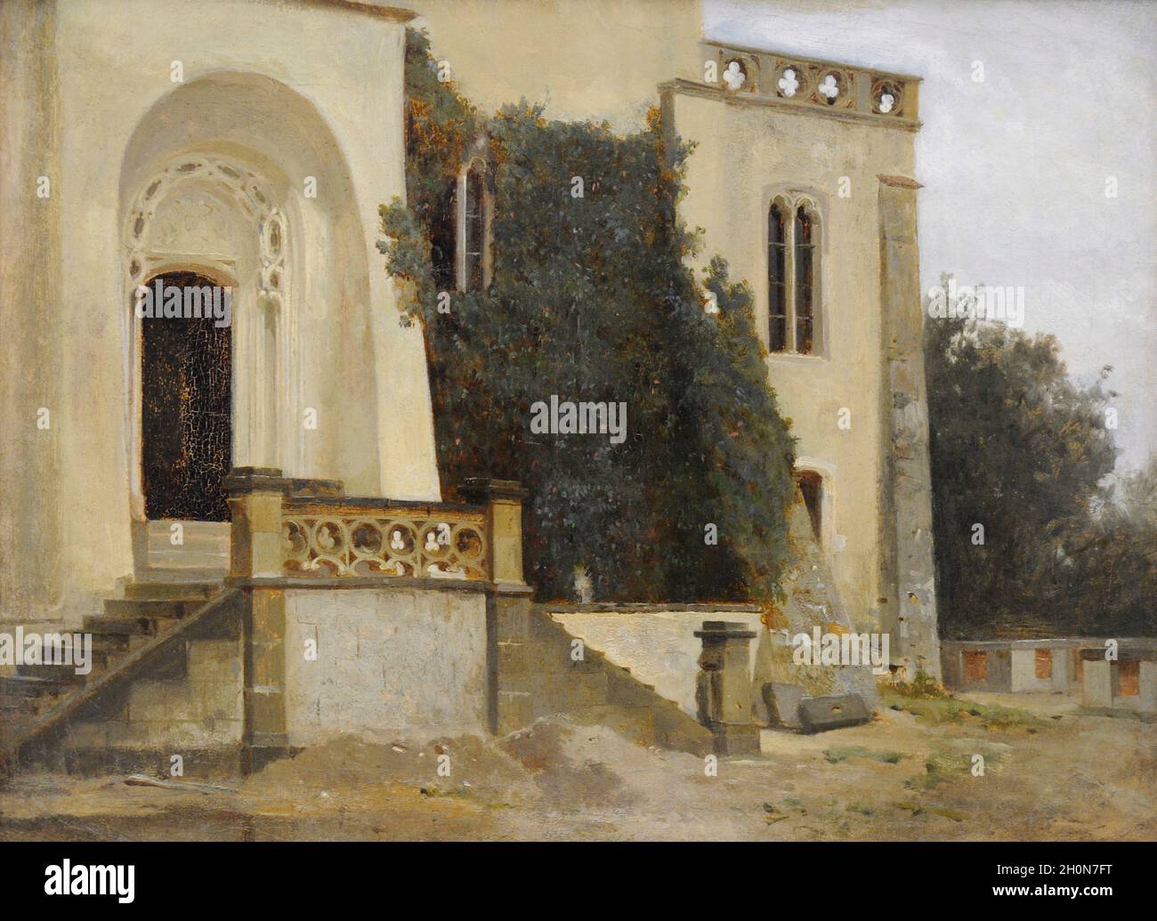 Maksymilian Gierymski (18461874). Polish painter. A Hunting Lodge