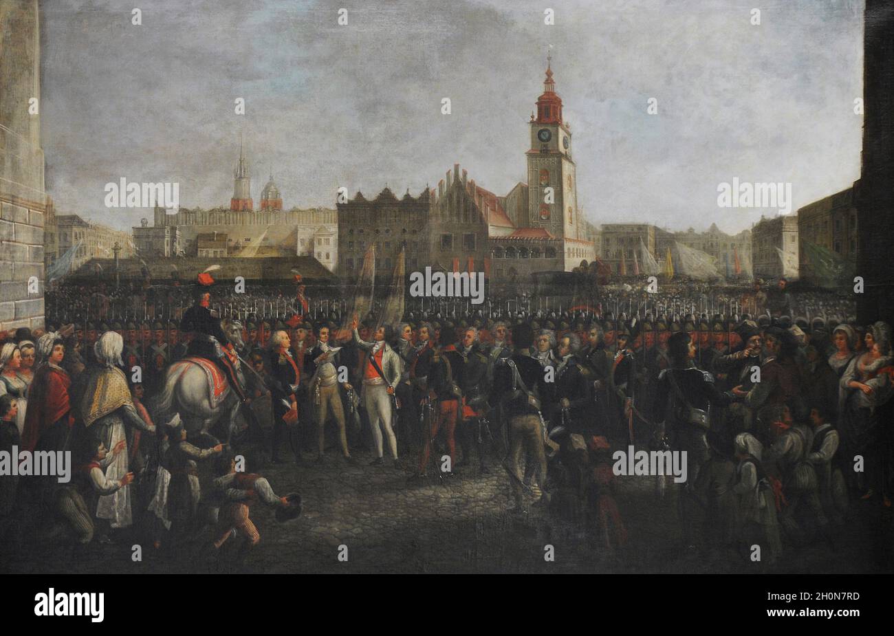 Tadeusz Kosciuszko (1746-1817). Polish General. Kosciuszko Oath, 1821 ...