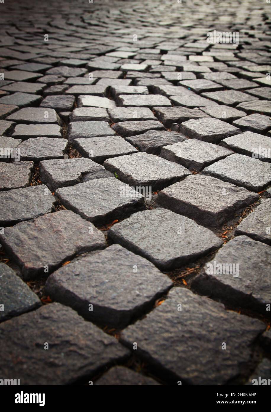 cobblestone, stone pavement texture in the city Stock Photo - Alamy