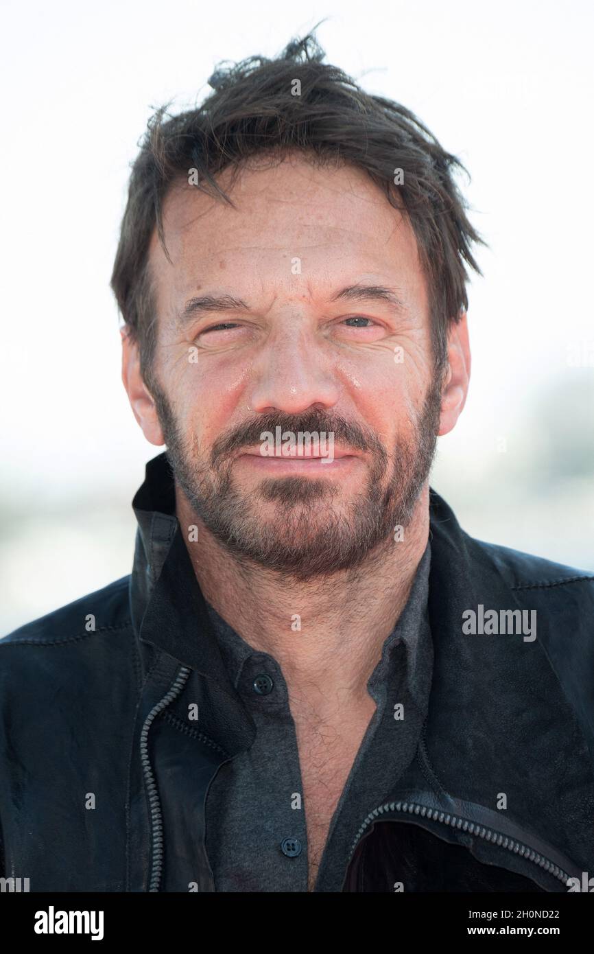 Cannes, France. October 13, 2021, Samuel Le Bihan attends a photocall