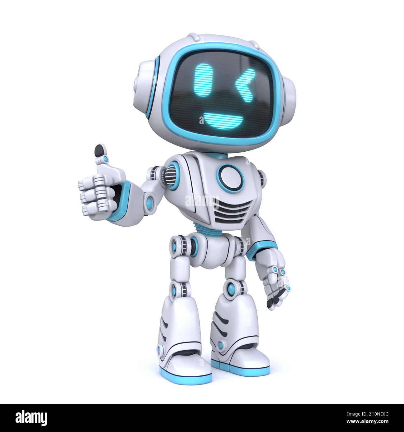 Robot giving thumbs up isolated hi-res stock photography and images - Alamy