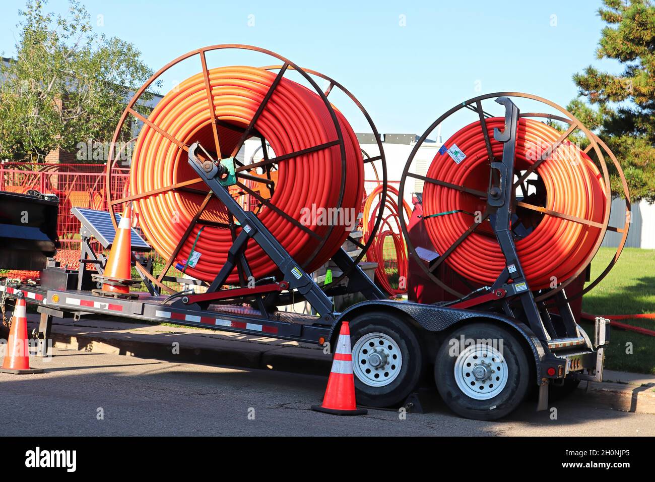 Plastic underground pipe hires stock photography and images Alamy