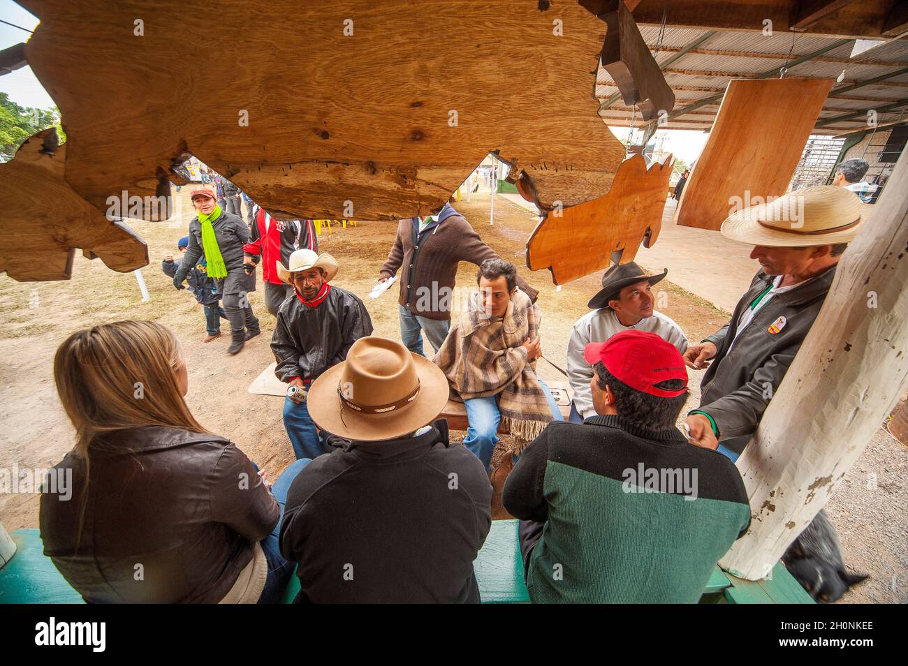 Rodeo is a traditional event in Bonito, Mato Grosso do Sul, Brazil ...
