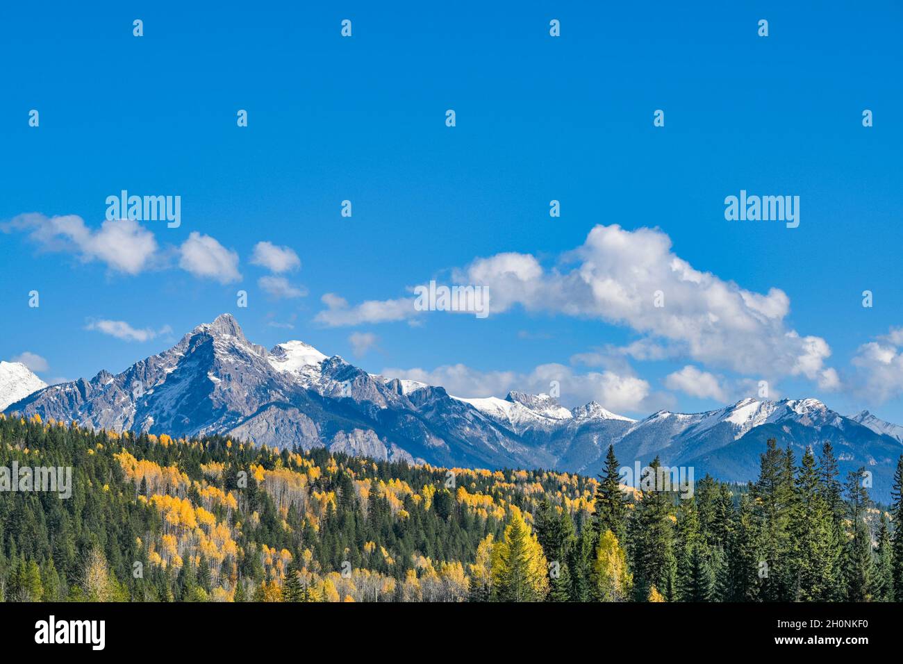 Western flank of Rocky Mountains, Columbia Valley, British Columbia, Canada Stock Photo