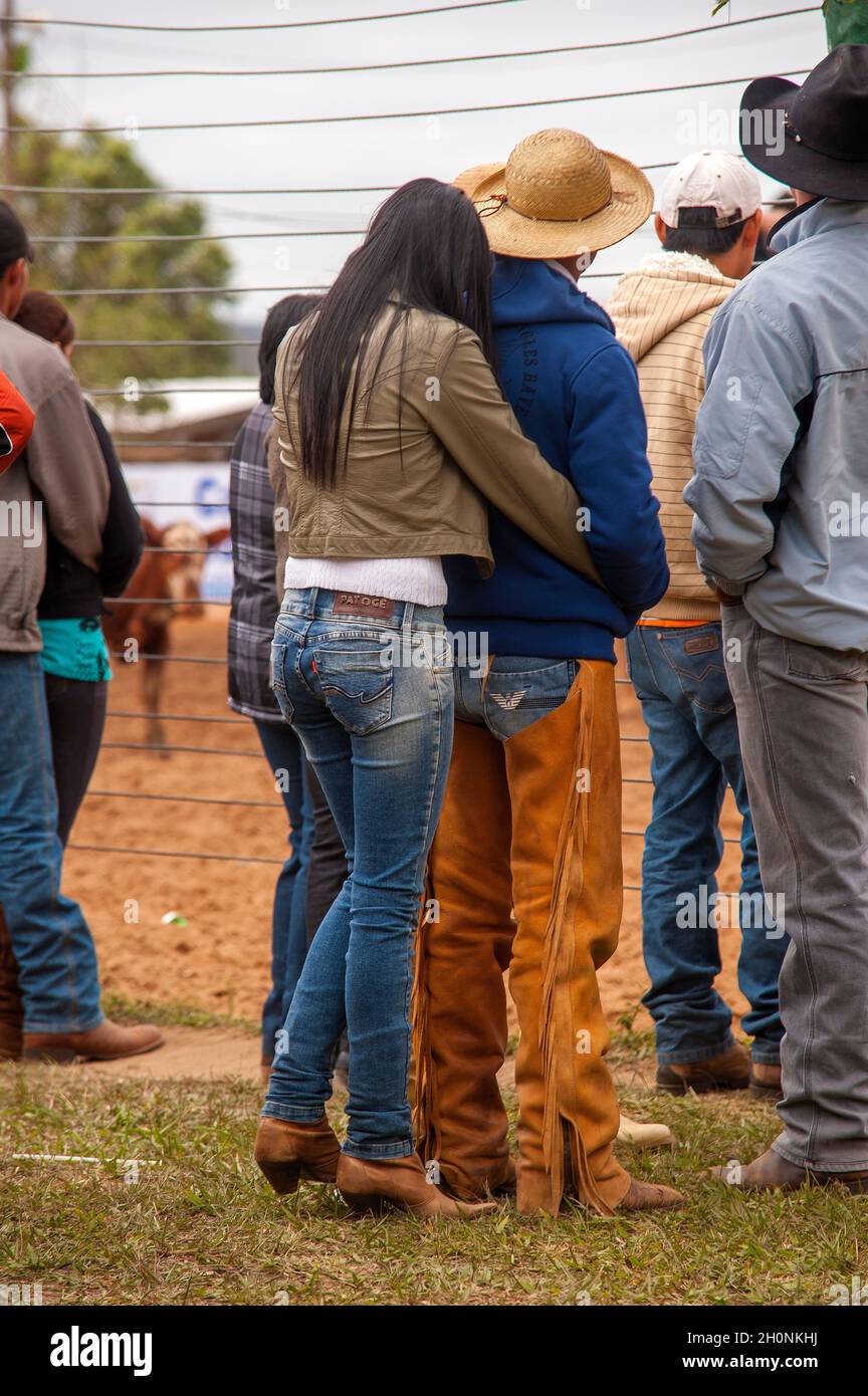 Rodeo is a traditional event in Bonito, Mato Grosso do Sul, Brazil ...