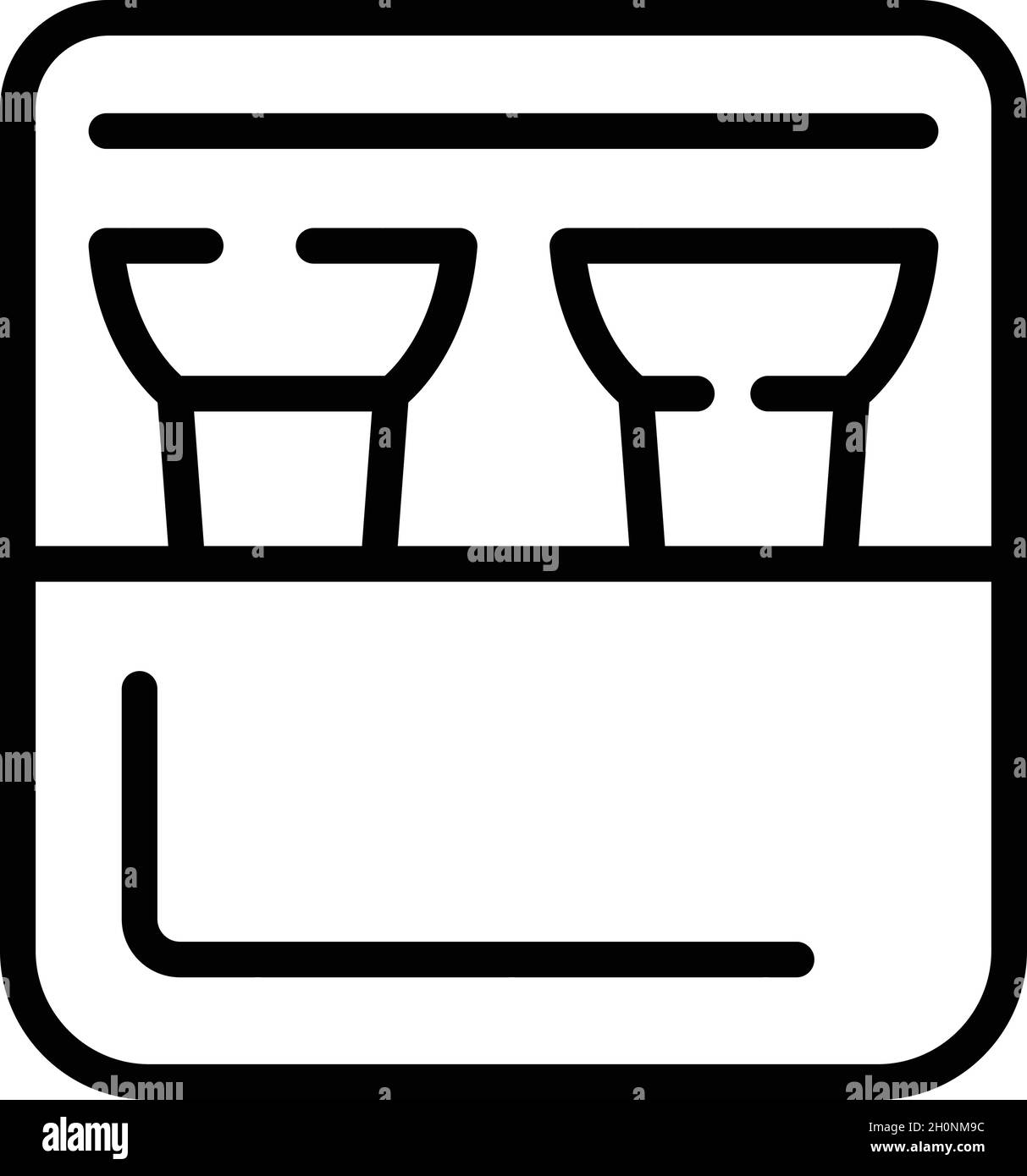 Earplugs box icon outline vector. Auditory noise. Listen reduction Stock Vector