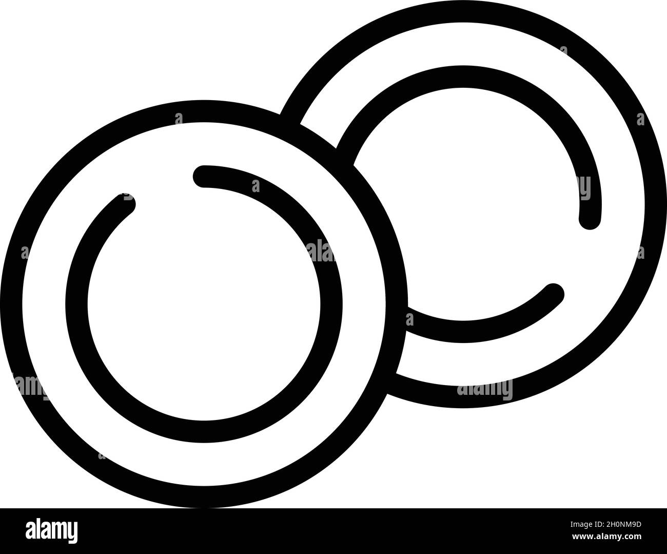 Auditory earplugs icon outline vector. Listen protection. Reduction ppe Stock Vector