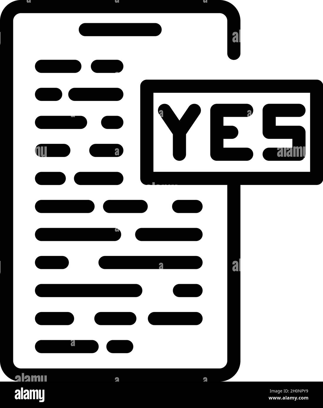 Approved code icon outline vector. Cms development. Website design ...