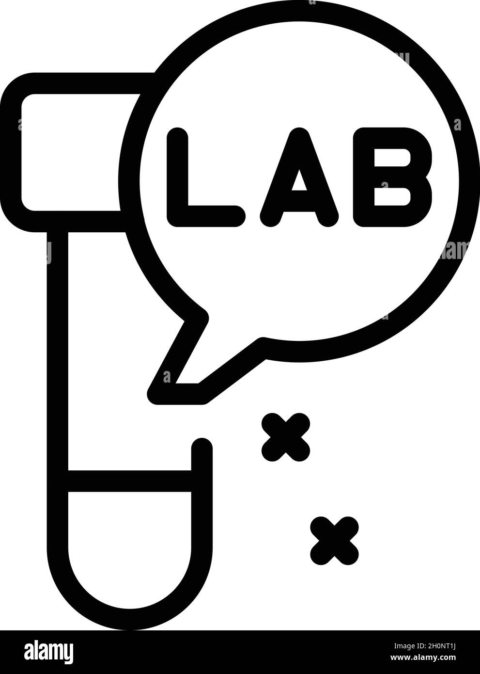 Laboratory research icon outline vector. Medical lab. Scientific ...