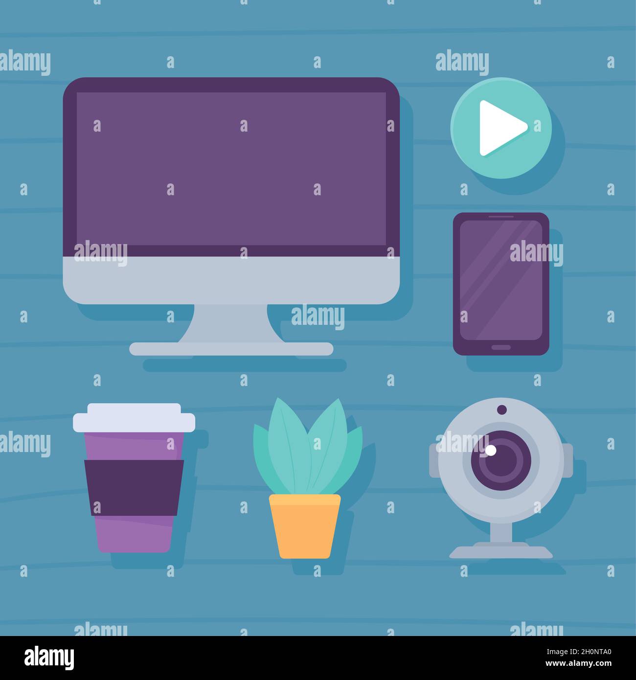 webcam computer icons Stock Vector Image & Art - Alamy