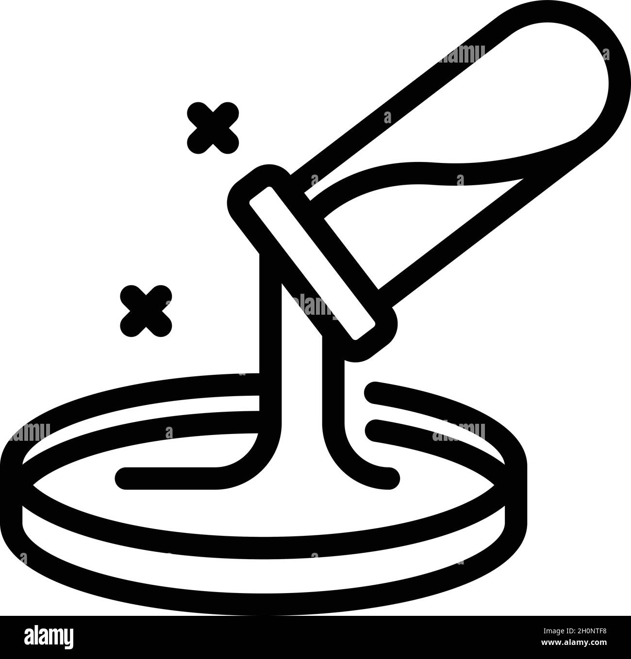 Test tube lab icon outline vector. Chemical experiment. Science
