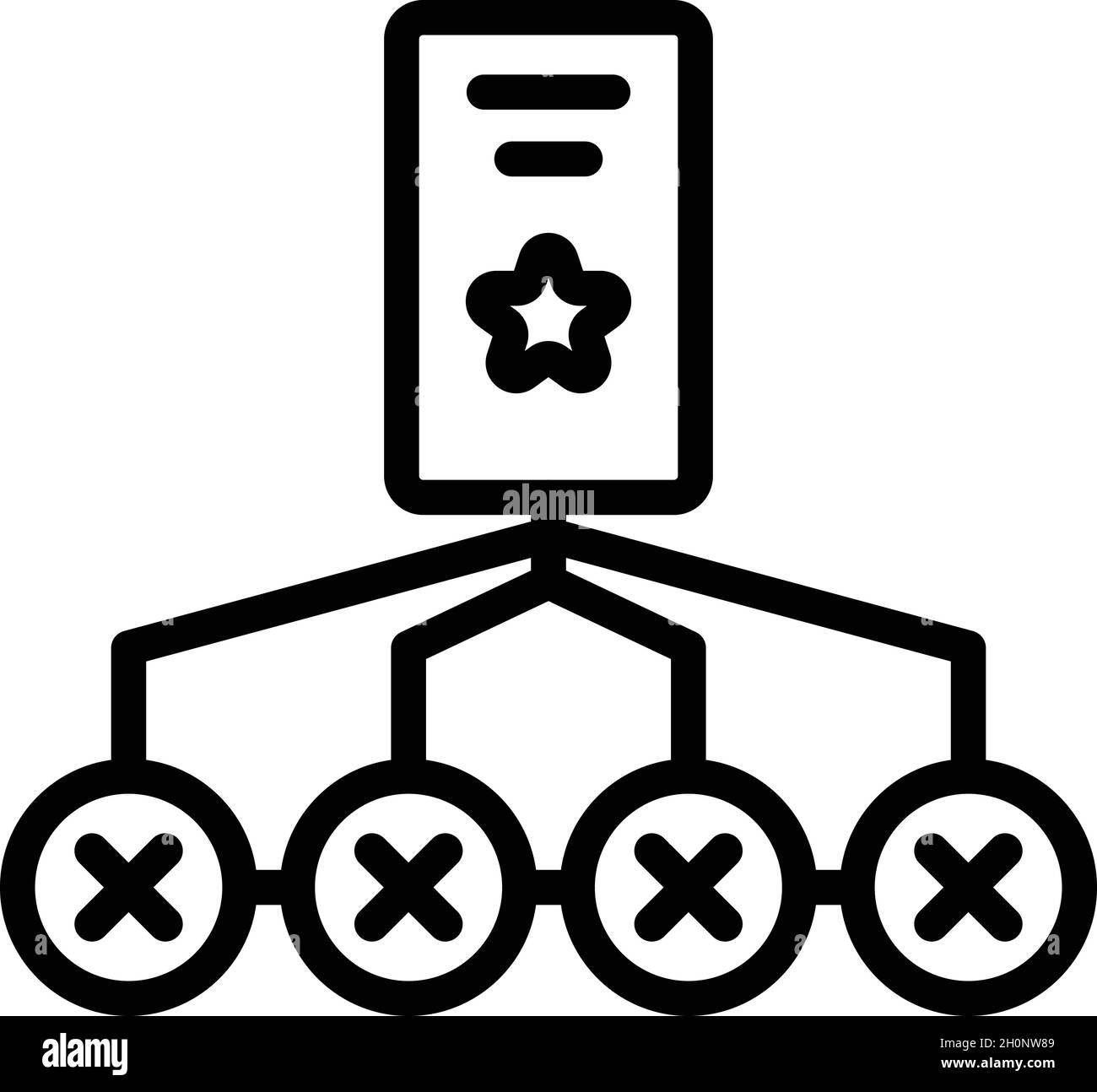 Two factor authentication icon outline vector. Verification password ...