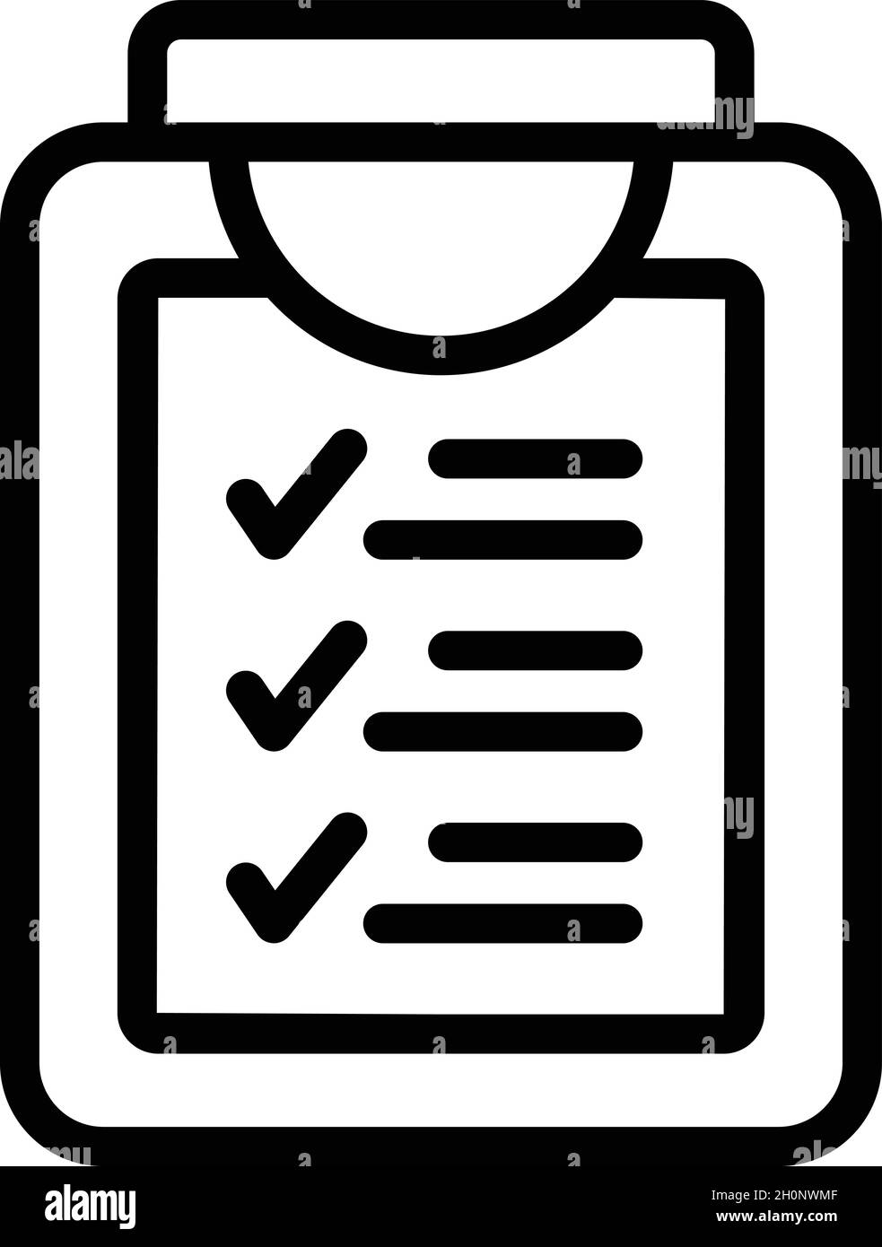 Xray machine icon outline vector. Medical machine. Clipboard health Stock Vector