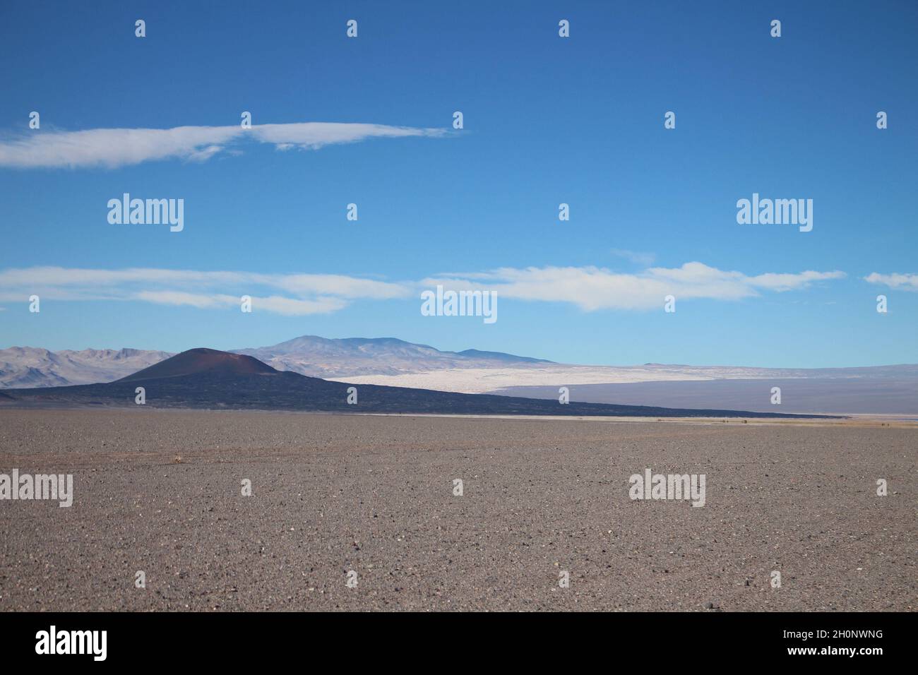 desert landscape of northwestern Argentina Stock Photo
