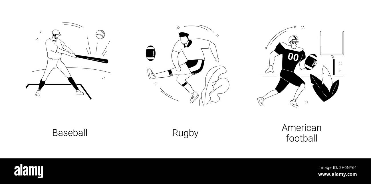 Team sport abstract concept vector illustrations Stock Vector Image & Art Alamy