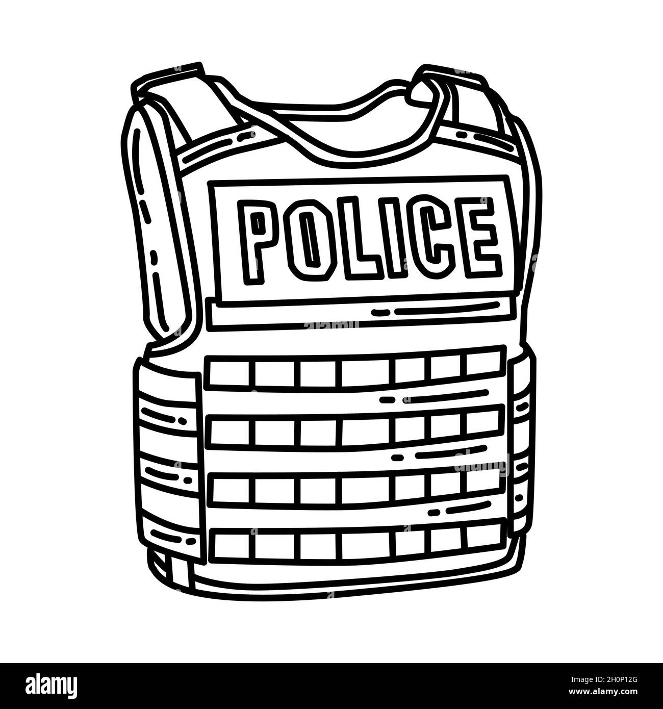 Kevlar bullet proof vest Black and White Stock Photos & Images - Alamy