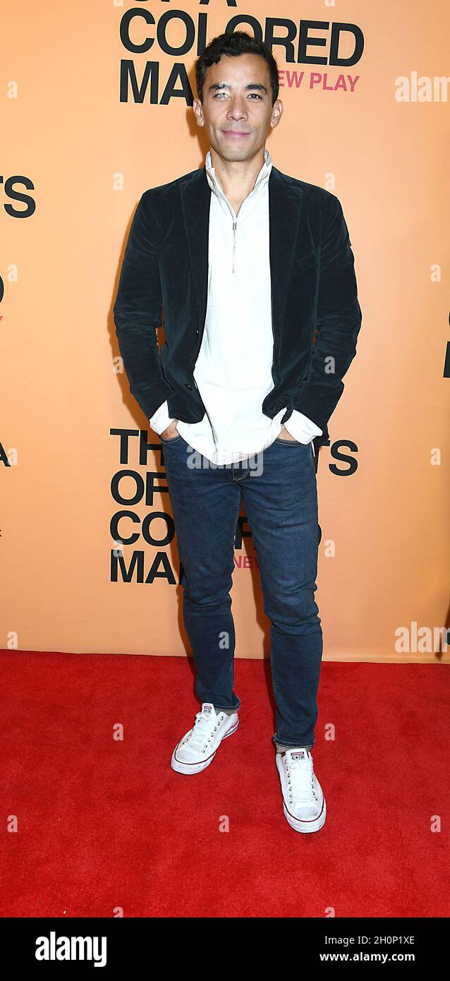 New York, New York, October 13, 2021, Conrad Ricamora attends the ...