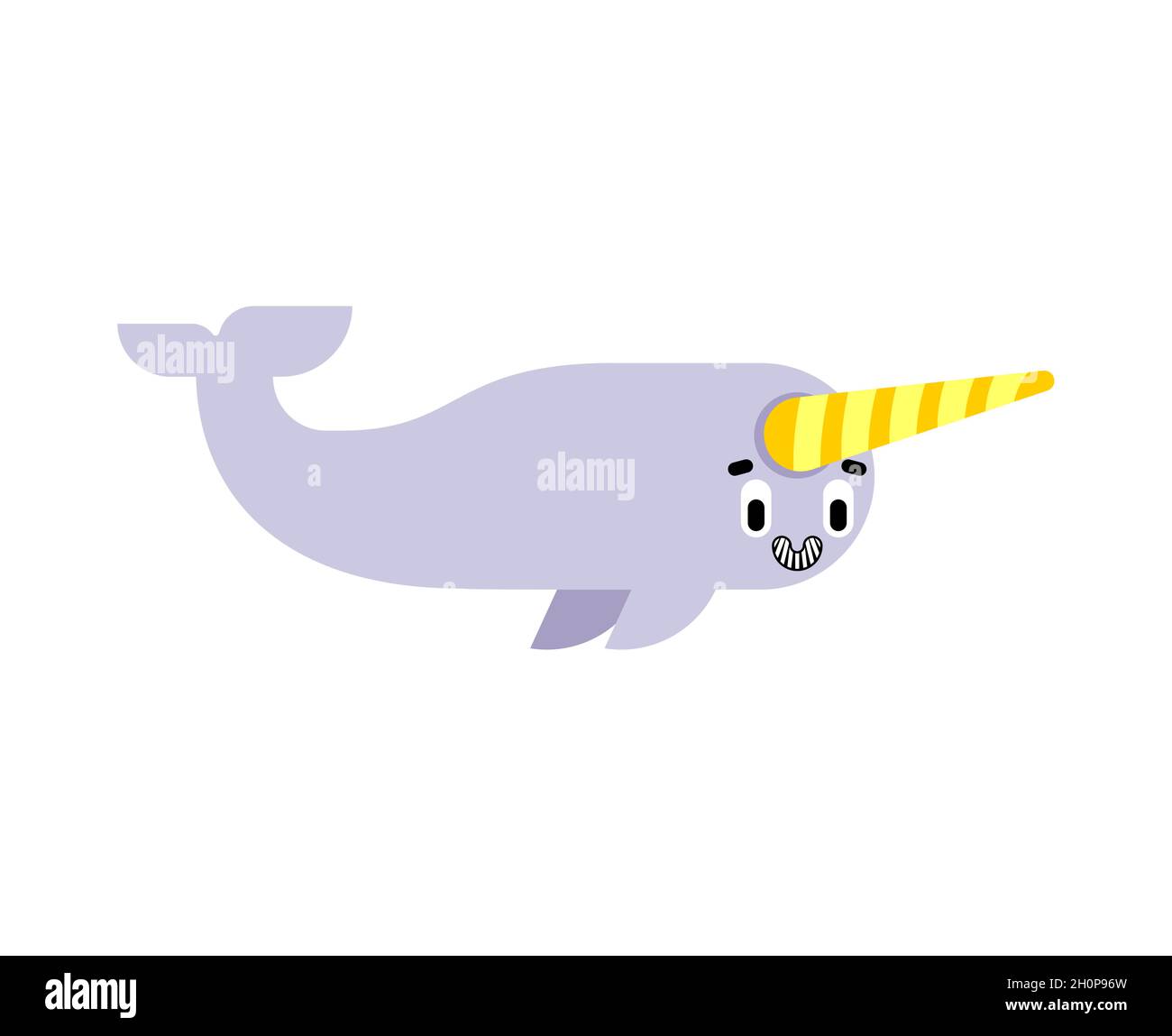 Narwhal horn Stock Vector Images Alamy