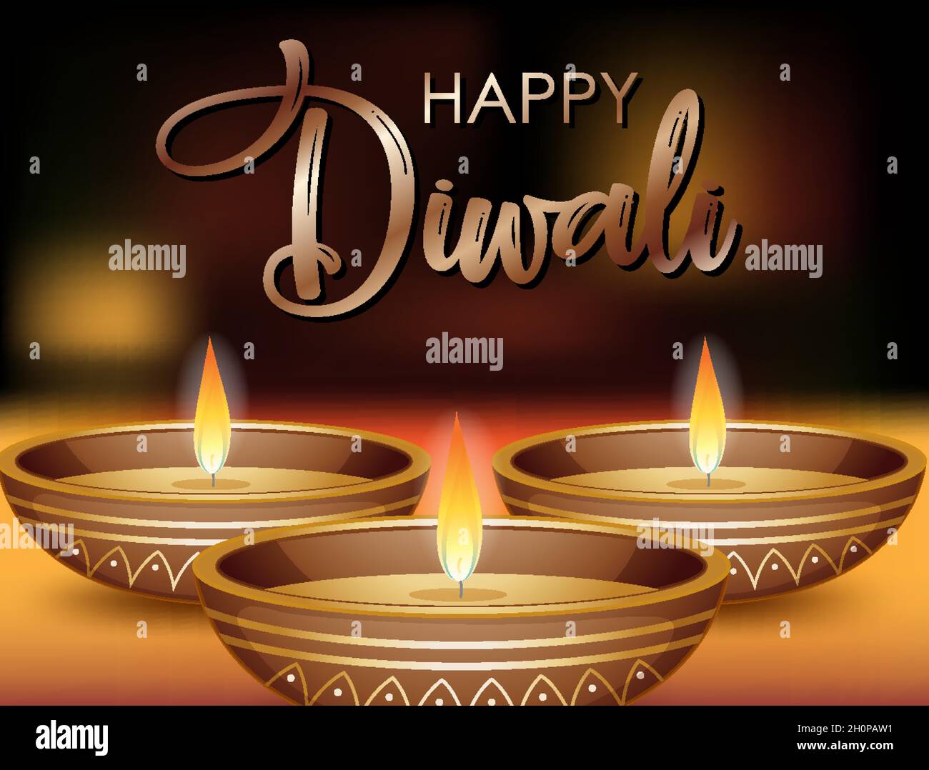 Happy Diwali poster design illustration Stock Vector Image & Art ...