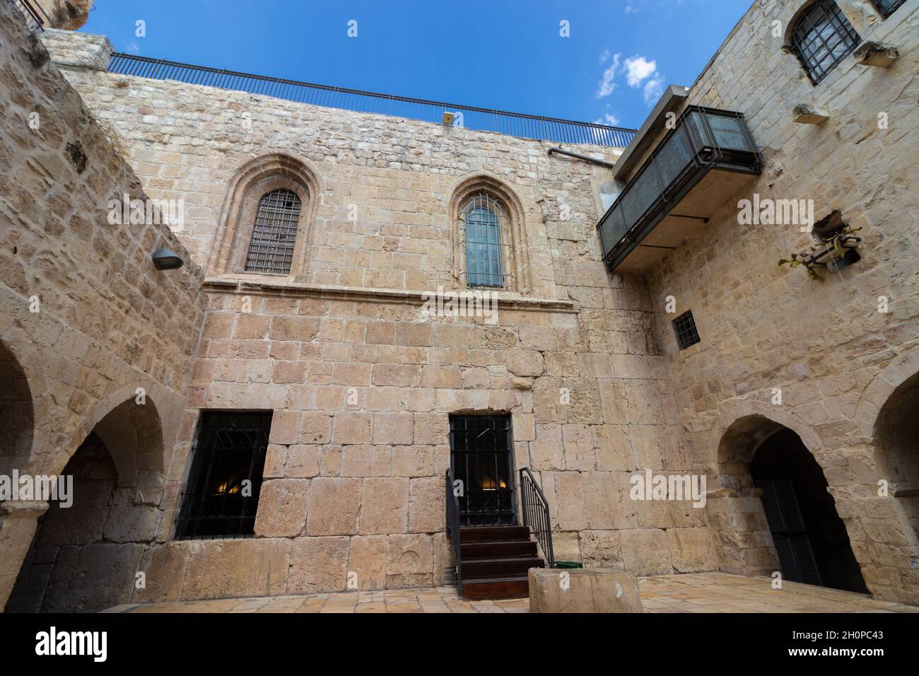 jerusalem-israel. 13-10-2021. The famous structure of the tomb of King David on Mount Zion in the Jewish Quarter of Jerusalem Stock Photo