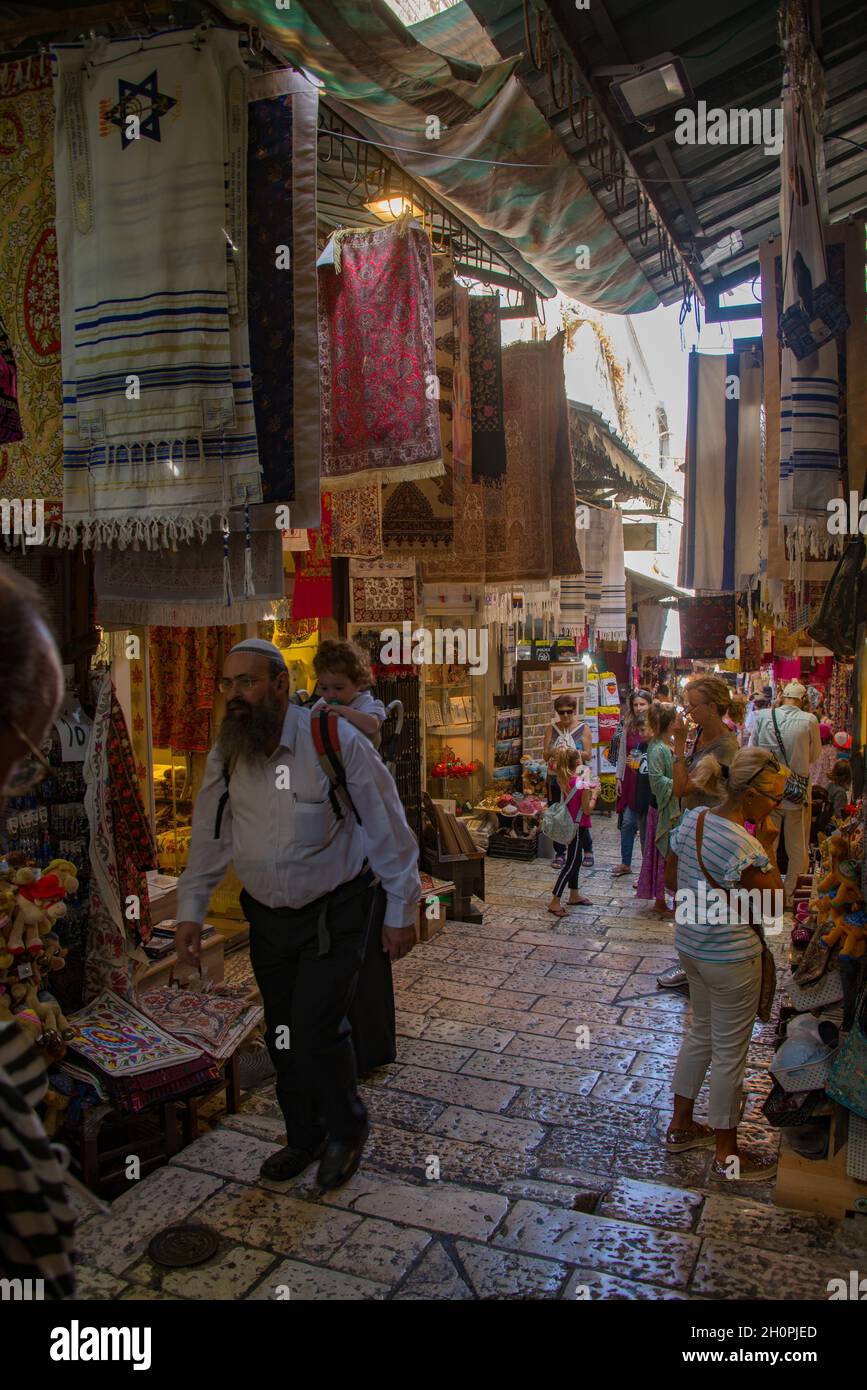 Asia, Middle East, Israel, Jerusalem, Old City,  Arabic market Stock Photo