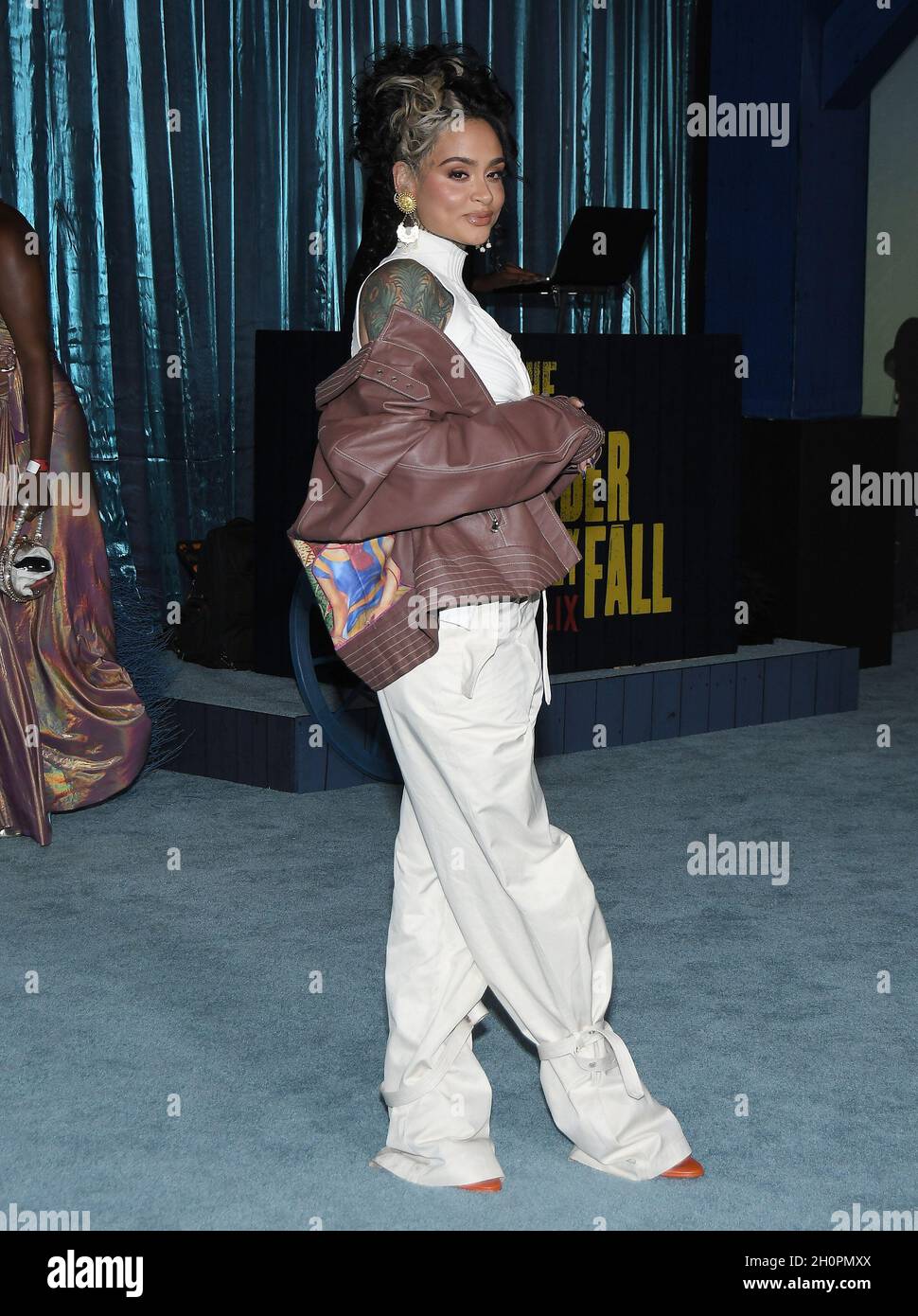 Los Angeles, USA. 13th Oct, 2021. Kehlani arrives at THE HARDER THEY