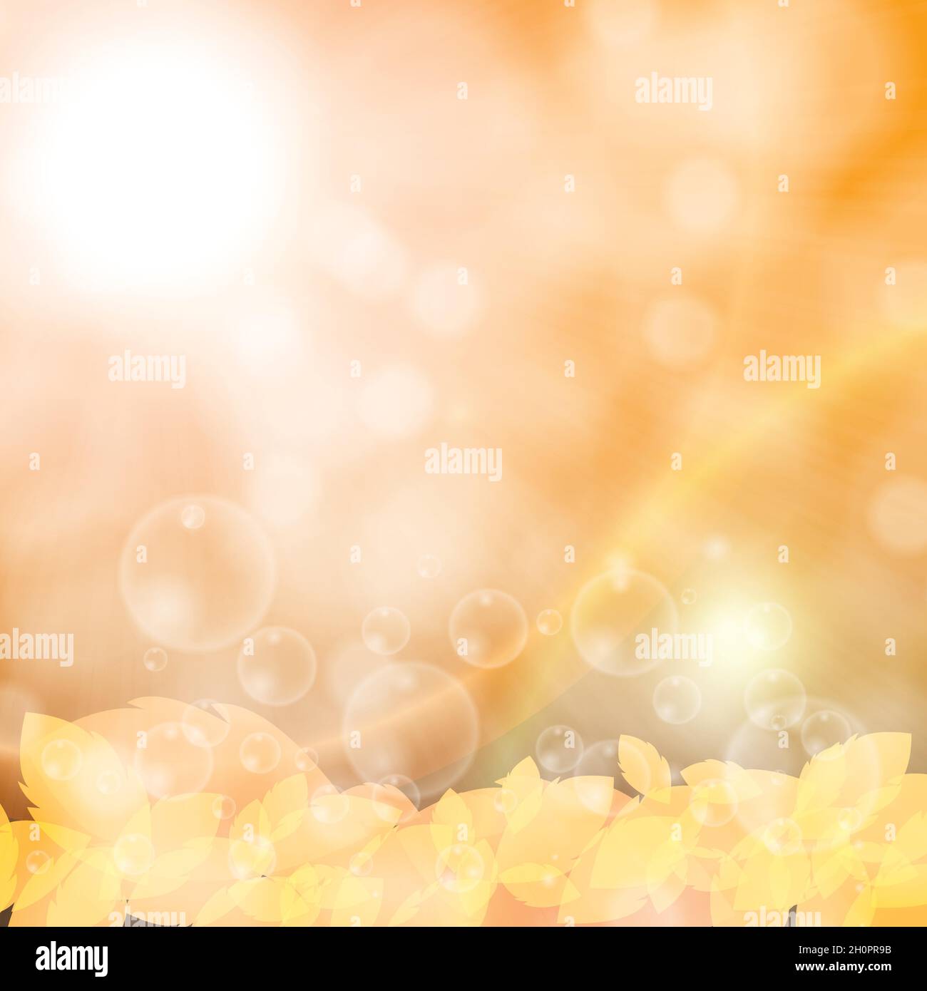 Autumn background with leaves eps10 Stock Vector