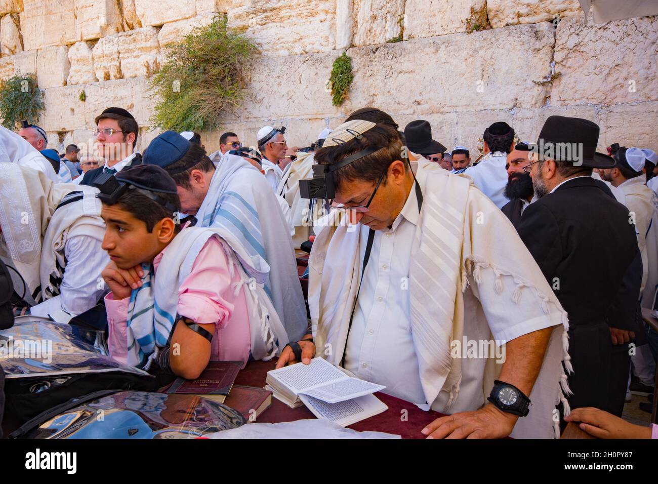 Asia, Middle East, Israel, Jerusalem, Bar Mitzvah Ceremony Stock Photo