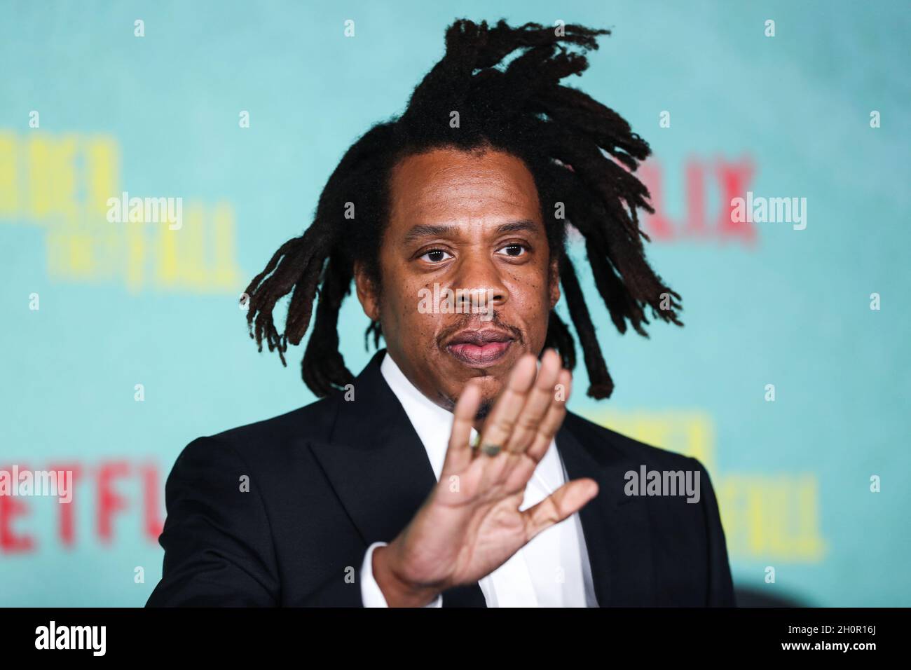 LOS ANGELES, CALIFORNIA, USA OCTOBER 13 Rapper/producer JayZ (Shawn