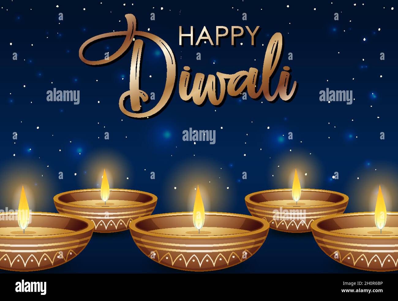 Happy Diwali poster design illustration Stock Vector Image & Art ...