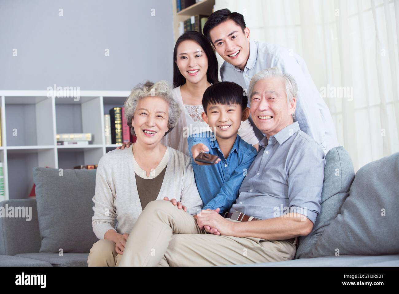 Smart tv family hi-res stock photography and images - Alamy