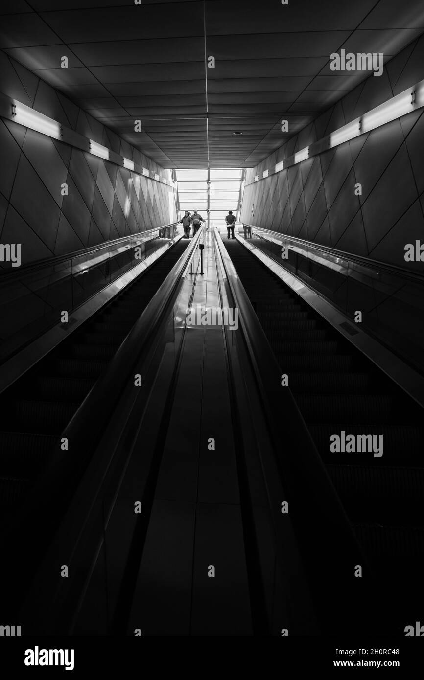 Seoul Subway Station in South Korea Stock Photo