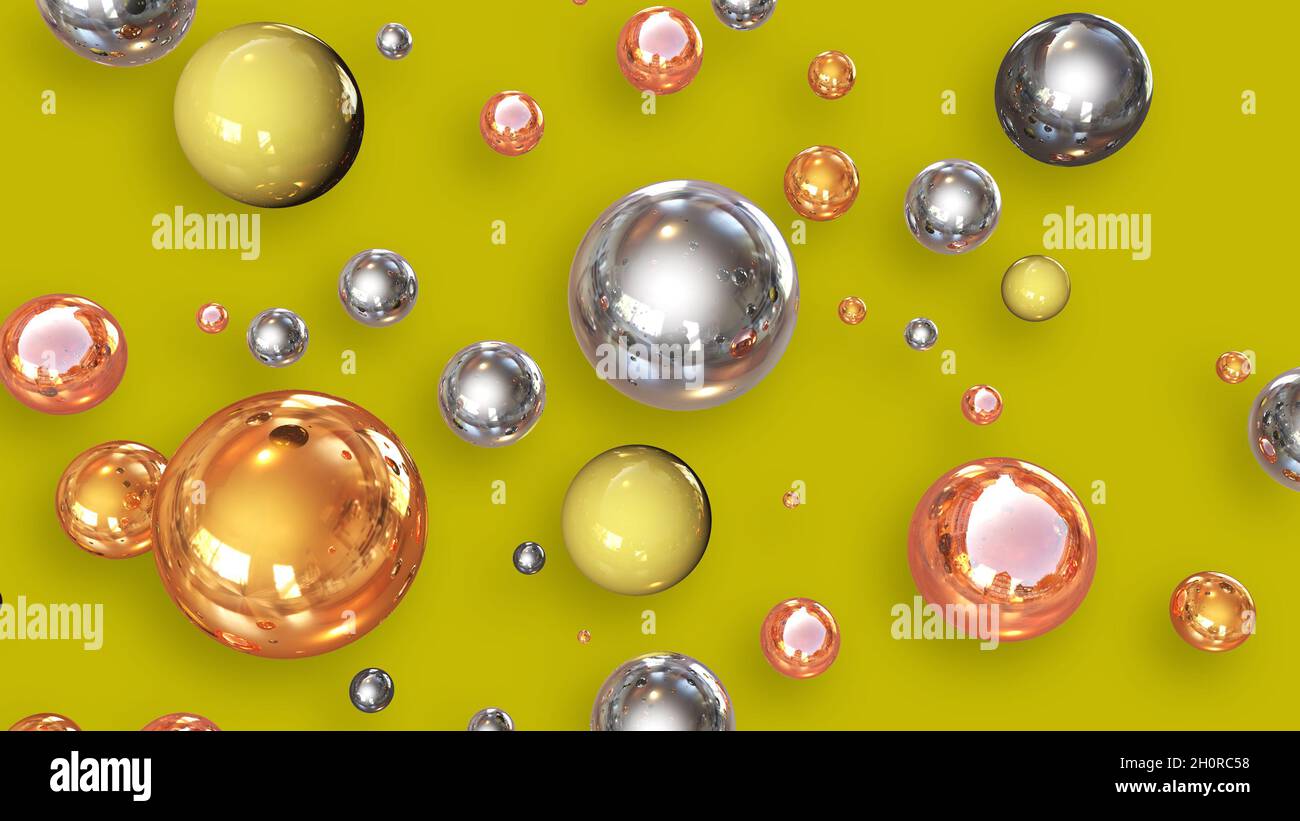 set of metal balls Stock Photo Alamy