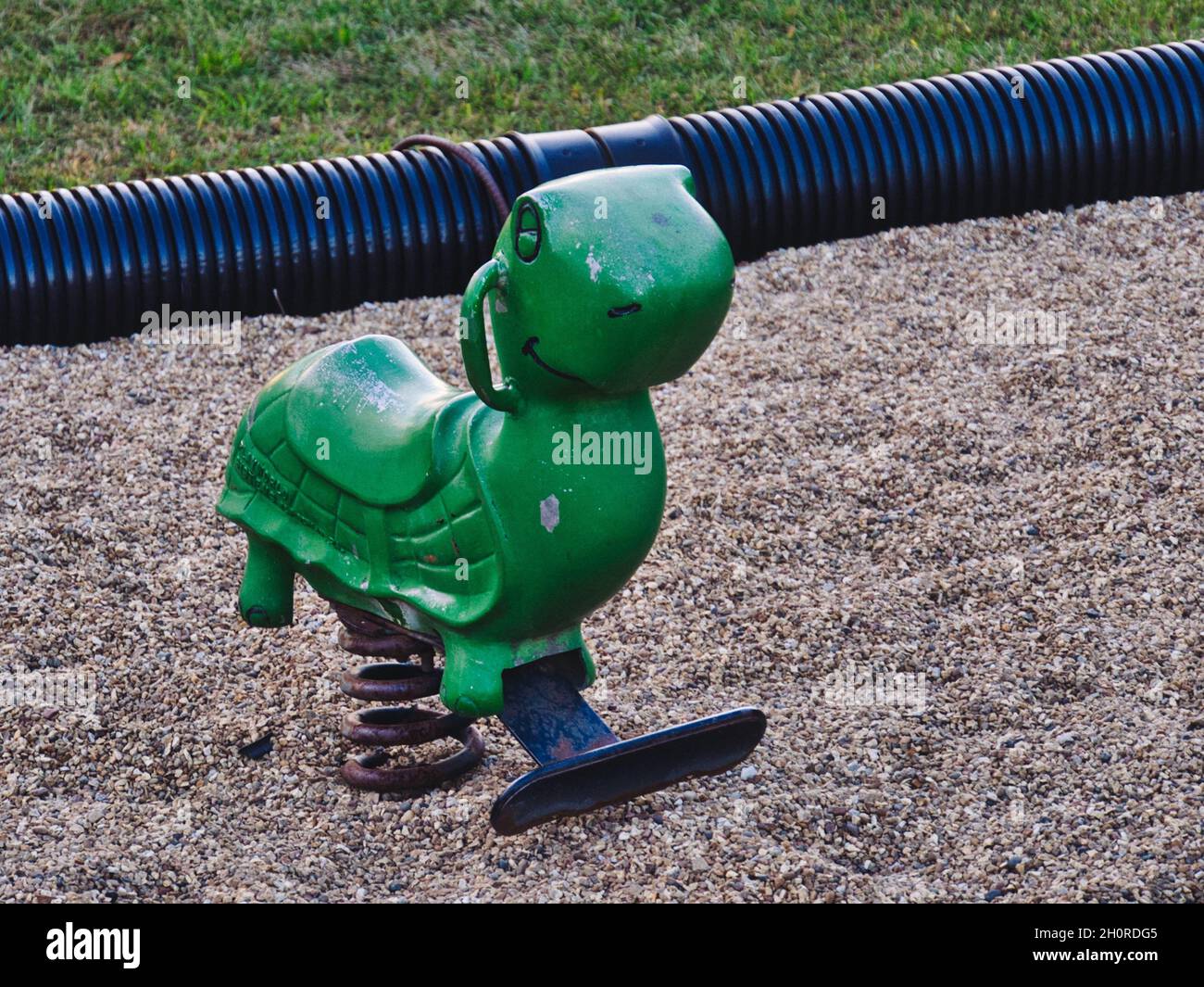 Rolling Ridge Elementary school playground in Olathe Kansas Stock Photo