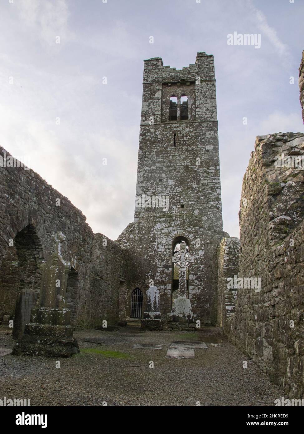 Slane Abbey County Meath Ireland Stock Photo