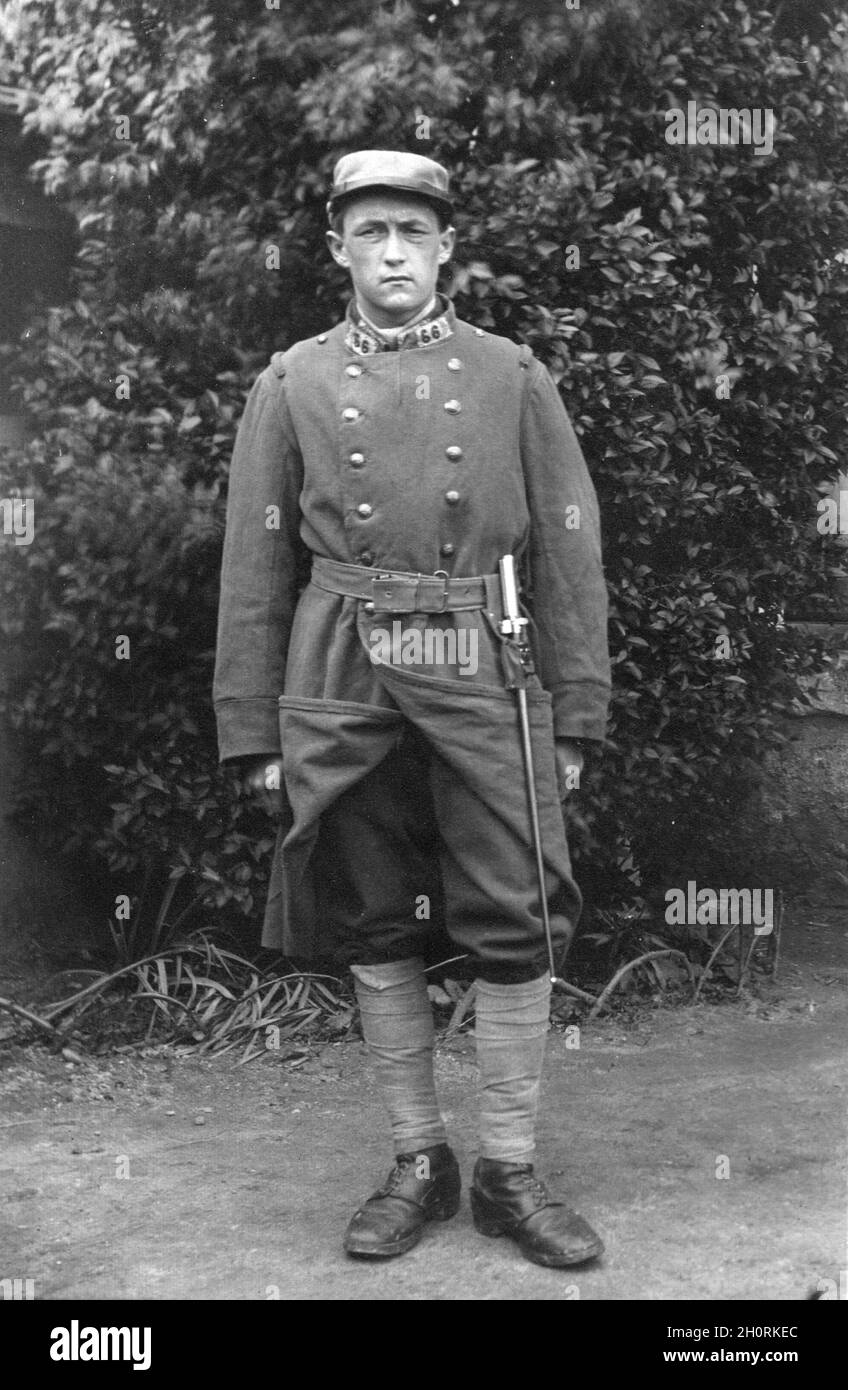 French soldier great war WW1 Stock Photo