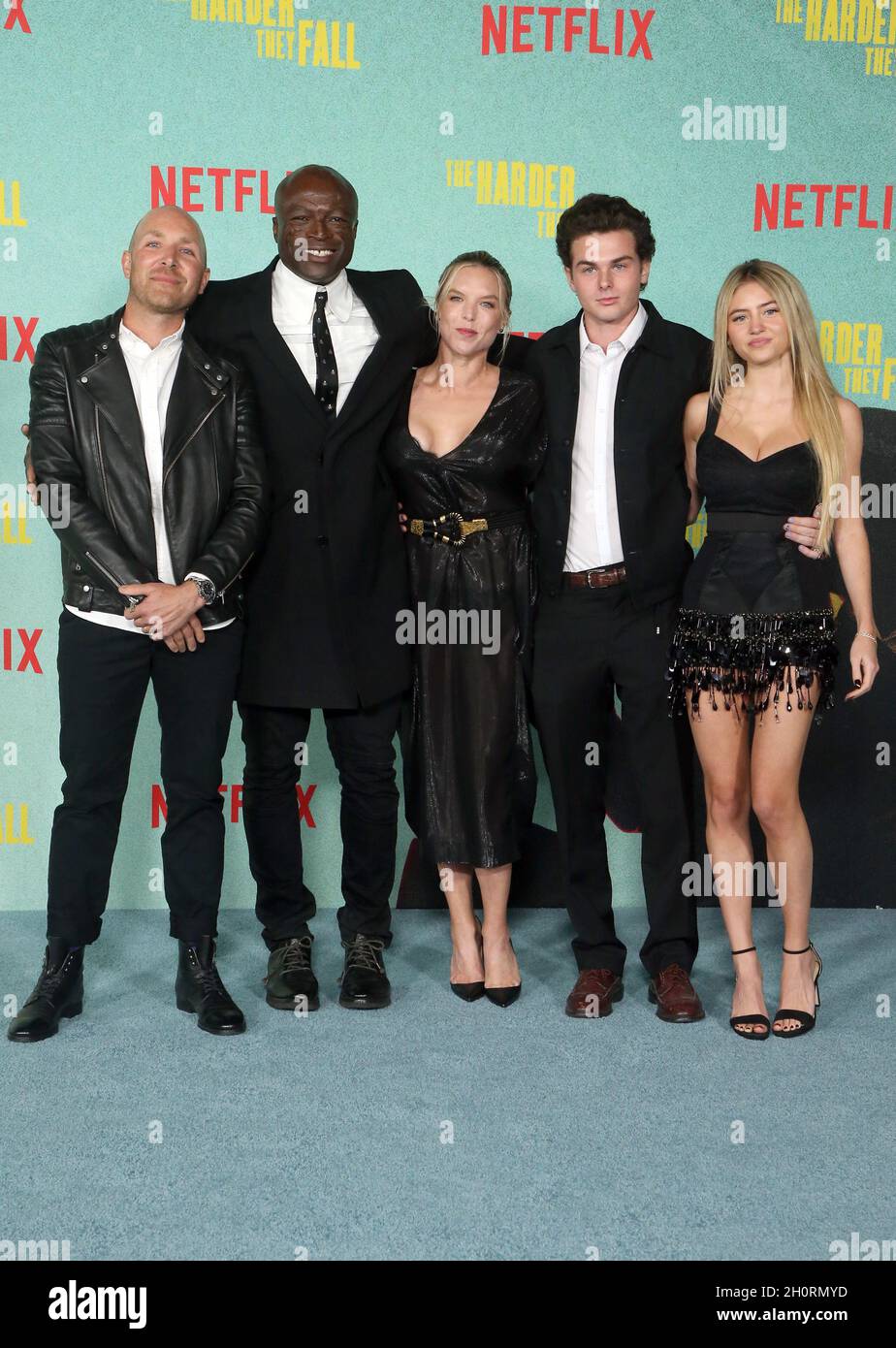 Los Angeles, Ca. 13th Oct, 2021. Seal, Laura Strayer, Aris Rechevski