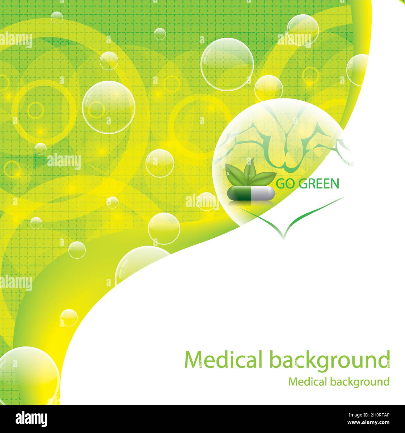 Abstract natural green medical background Stock Vector Image & Art Alamy