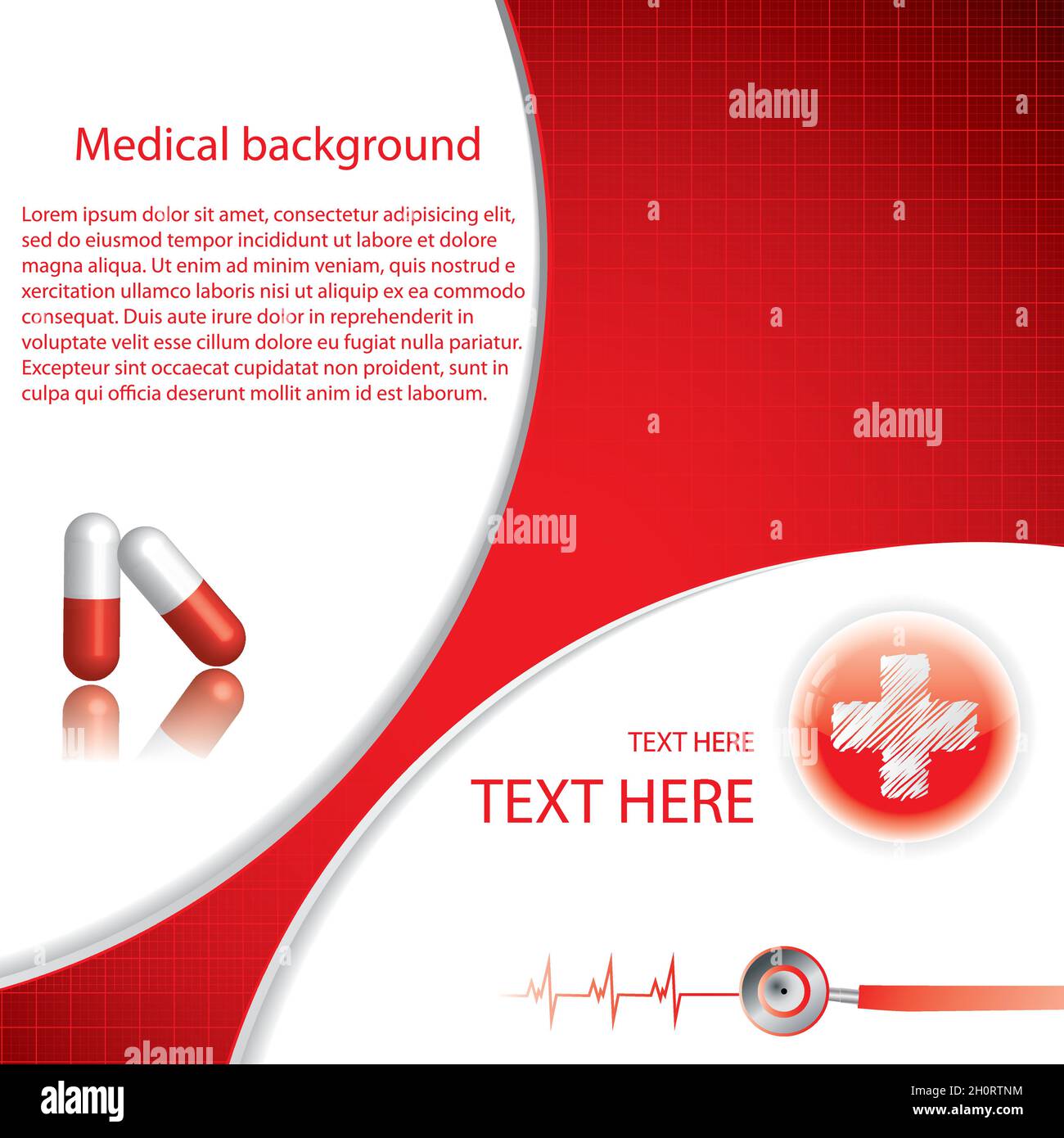 Abstract red grid medical background Stock Vector Image & Art - Alamy