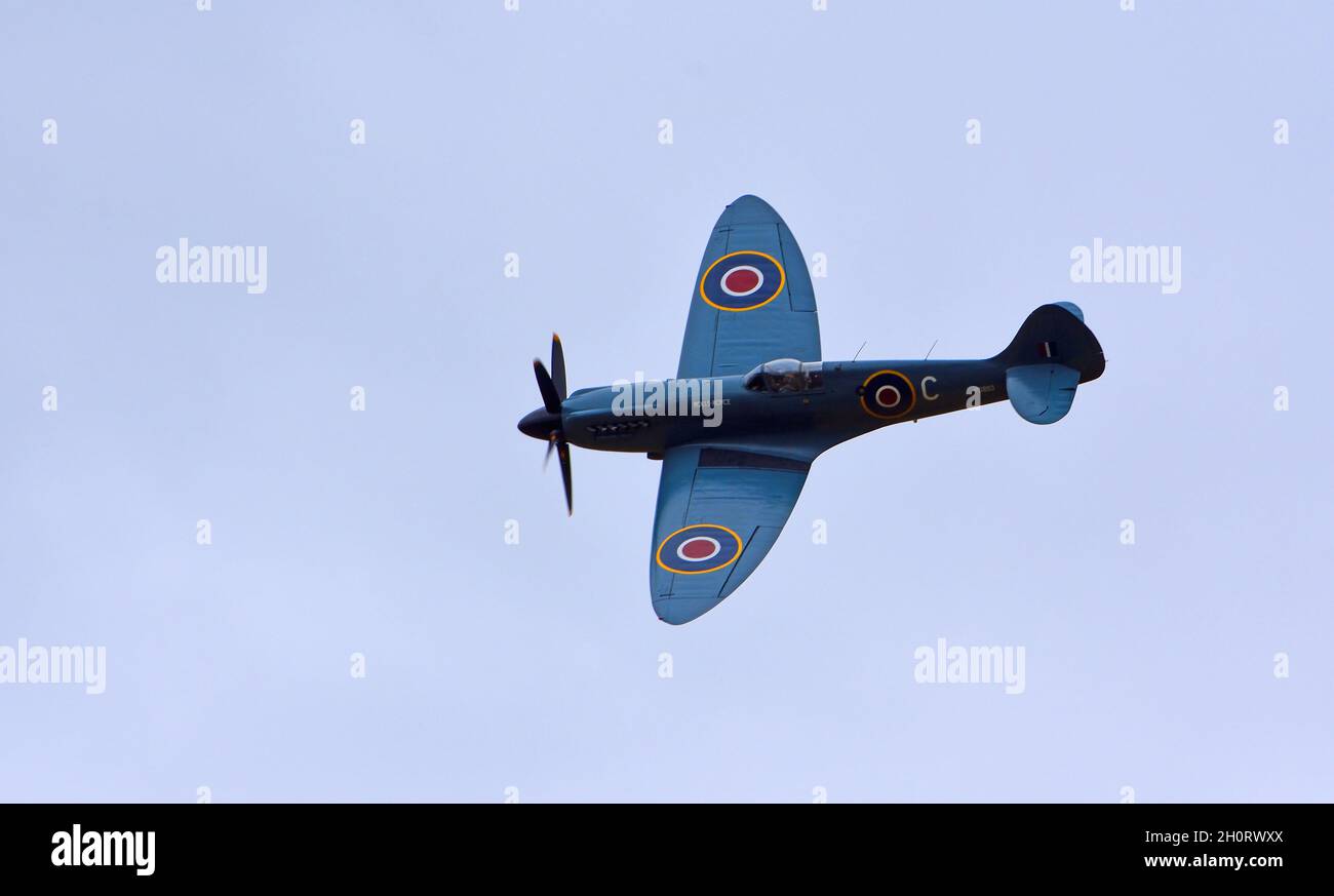 Vintage Supermarine Spitfire PR. XIX Photographic reconnaissance aircraft Stock Photo